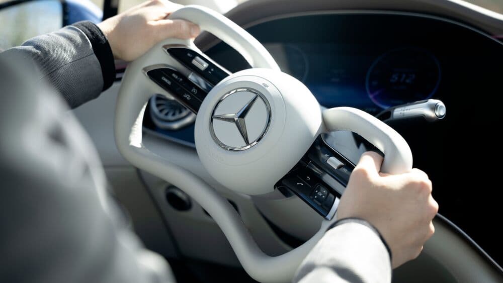 mercedes eqs steer by wire