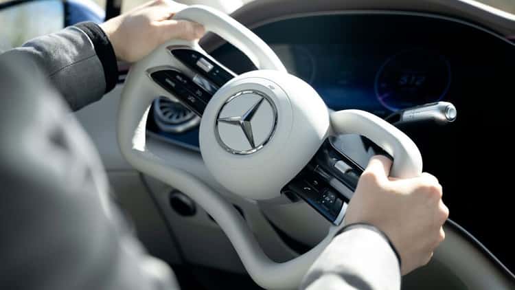 mercedes eqs steer by wire