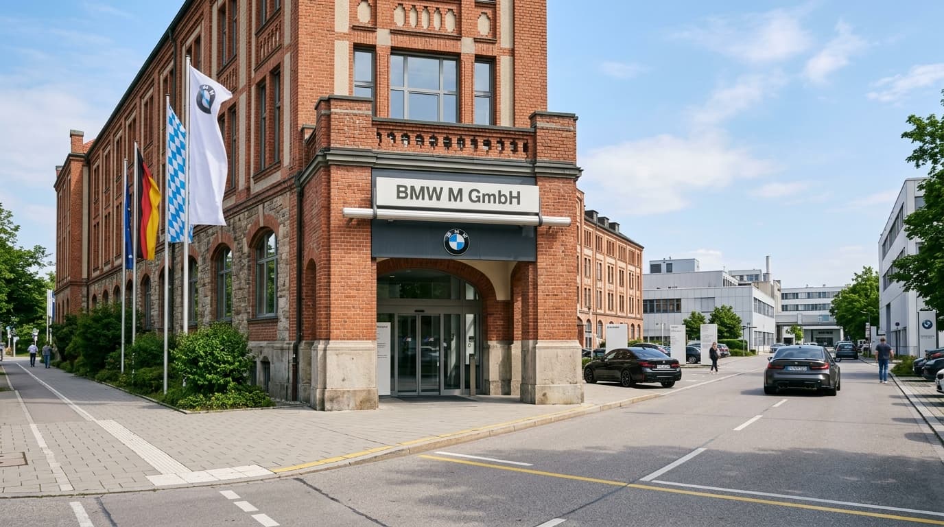 Das Stammwerk der BMW M GmbH in München