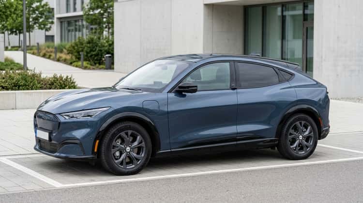 Ford Mustang Mach-E, Seitenansicht, modernes E-SUV