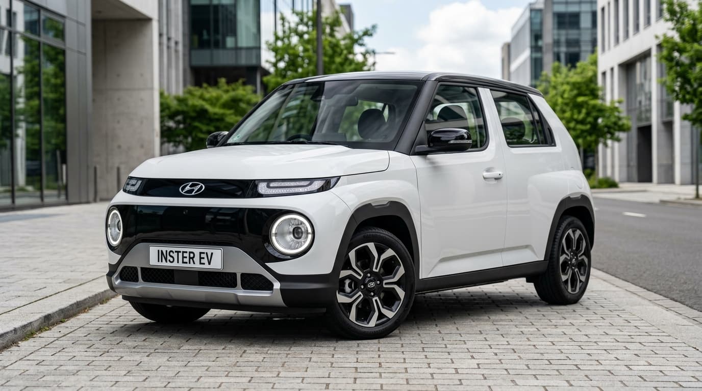 Hyundai Inster Elektro-Kleinwagen von vorne