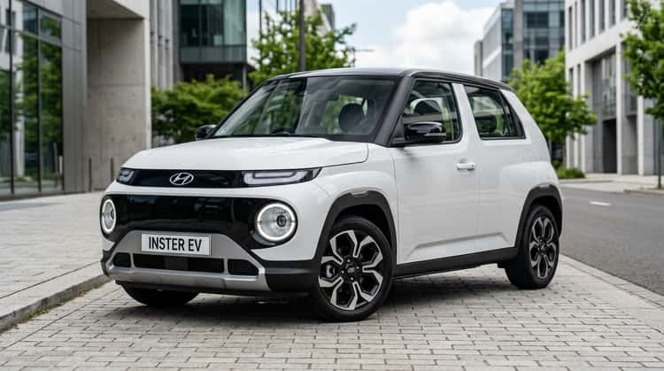 Hyundai Inster Elektro-Kleinwagen von vorne