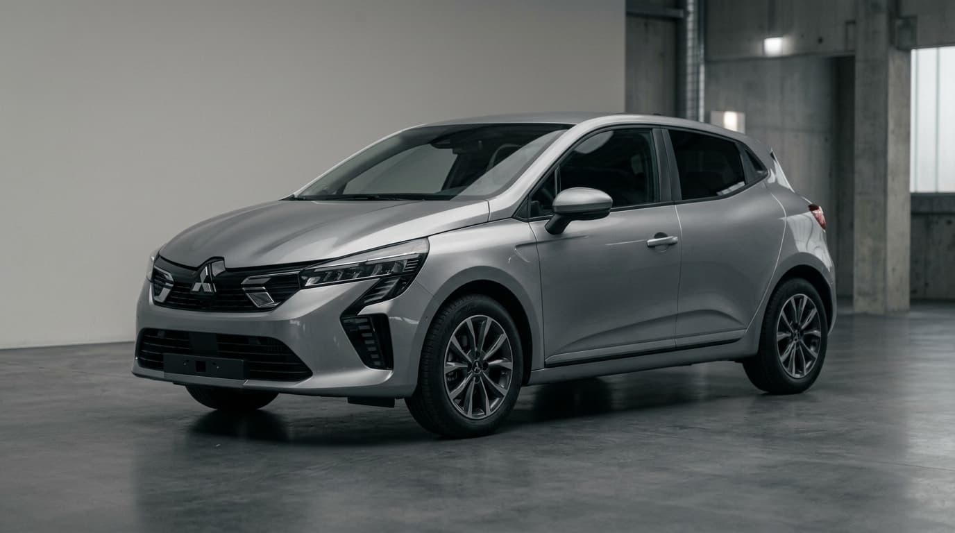 Mitsubishi Colt, fünfte Generation, Dreiviertelseitige Frontansicht