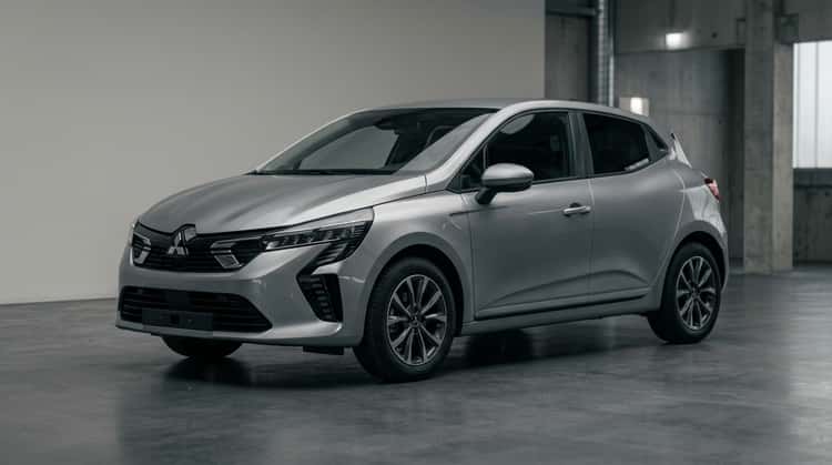 Mitsubishi Colt, fünfte Generation, Dreiviertelseitige Frontansicht