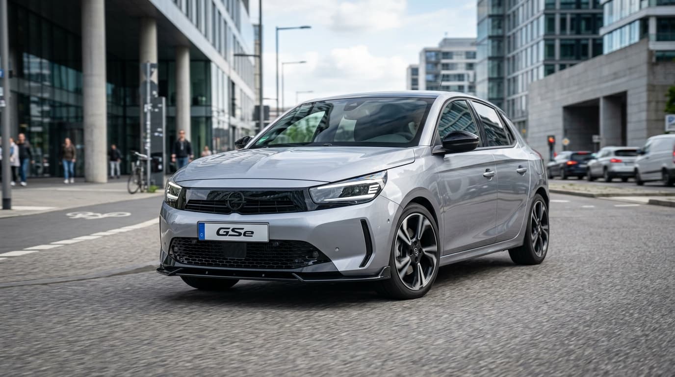 Opel Corsa GSE, sportlicher Elektro-Kleinwagen mit 281 PS, Frontansicht
