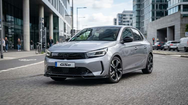 Opel Corsa GSE, sportlicher Elektro-Kleinwagen mit 281 PS, Frontansicht