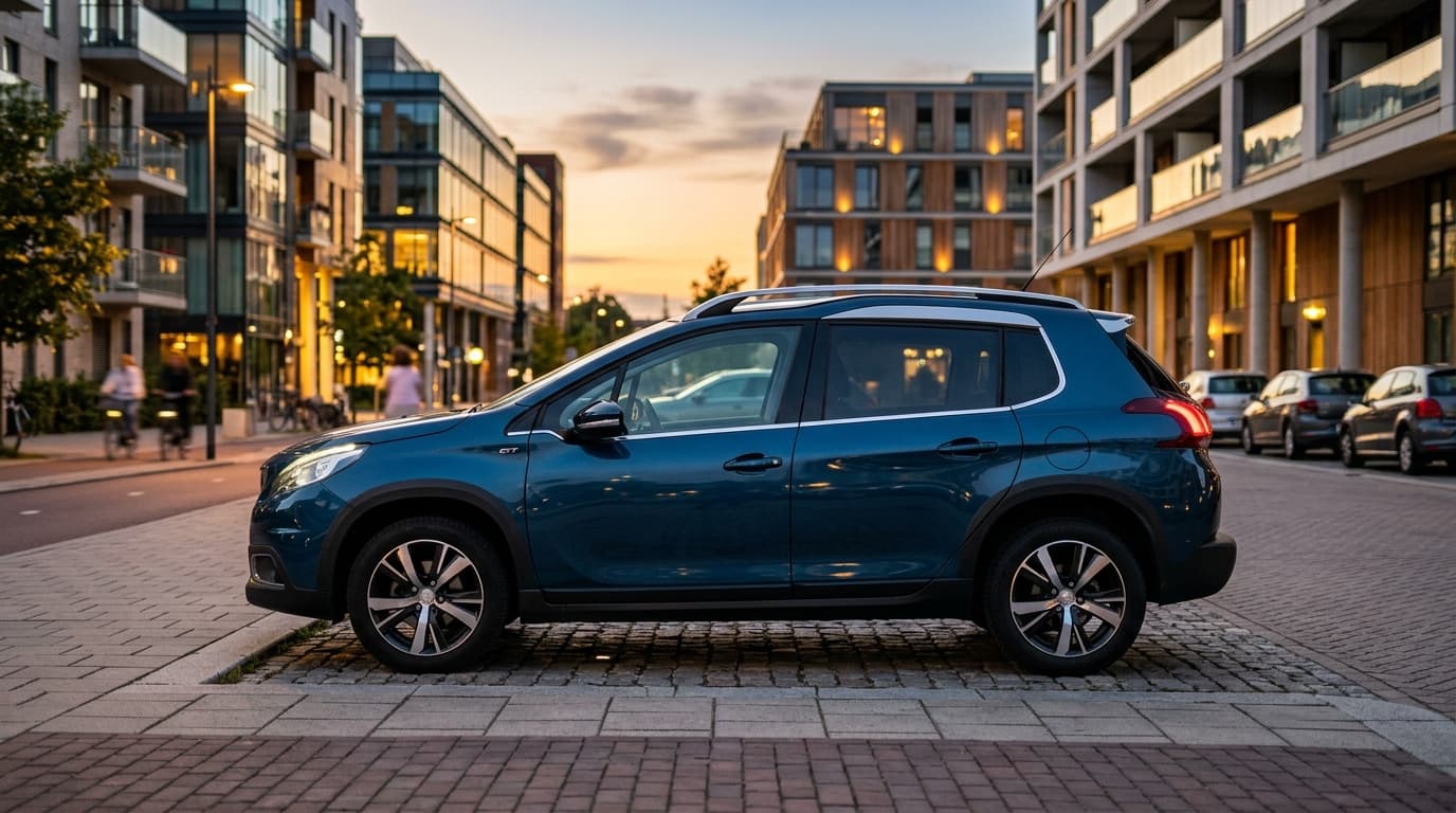 Peugeot 2008 Envy in urbaner Umgebung