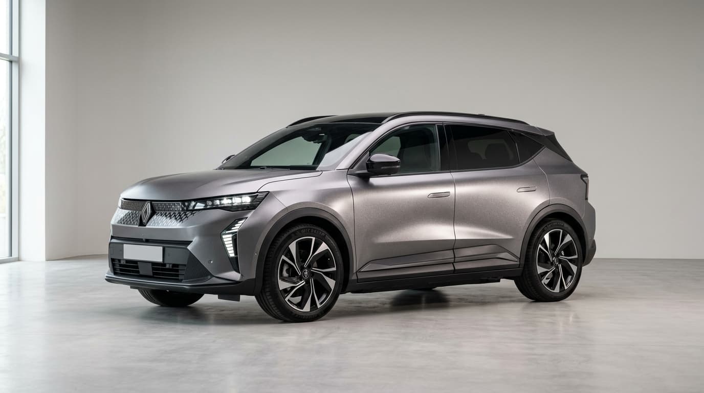 Der Renault Scenic E-Tech Electric in Seitenansicht